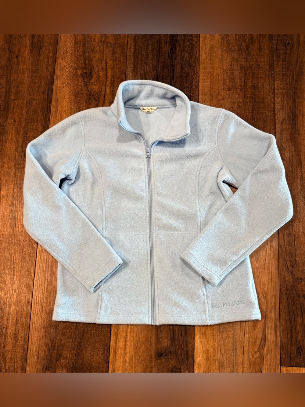Women’s Bass Pro Shops Light Blue Full-Zip Fleece Jacket